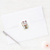 Sticker Rond Maneki Neko (Enveloppe)