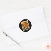 Sticker Rond Manette de jeu vidéo Ramen (Enveloppe)