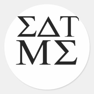 Sticker Rond Mange-moi