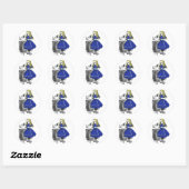 Sticker Rond Mange-Moi, Bois-Moi (Feuille)