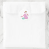 Sticker Rond Mange-Moi, Bois-Moi (Sac)