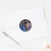 Sticker Rond Mange-moi. Bois-moi. (Enveloppe)