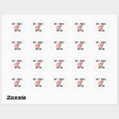 Sticker Rond Mange Sleep MUTTON (Feuille)