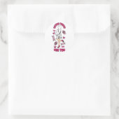 Sticker Rond "Manger des cures pour deux" Fantôme d'Halloween E (Sac)