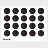 Sticker Rond Manger Dormir Bateaux de Croisière Répéter (Feuille)