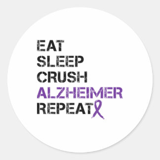 Sticker Rond Manger Dormir Ecraser Heimerheimer Répéter Heimerh