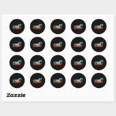 Sticker Rond Manger Dormir Grimper Répéter Drôle Escalade Grimp (Feuille)