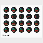 Sticker Rond Manger Dormir Grimper Répéter Pour Les Grimpeurs D (Feuille)