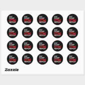 Sticker Rond Manger Dormir Gym Répéter (Feuille)