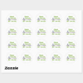 Sticker Rond Manger localement (Feuille)