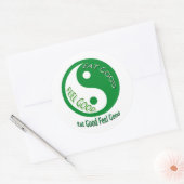 Sticker Rond Mangez bien Feel Diet et perte de poids (Enveloppe)