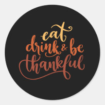 Mangez Boire et Soyez Gentil Thanksgiving