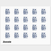 Sticker Rond Mangez l'aïkido (Feuille)