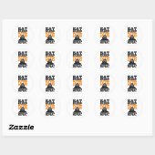 Sticker Rond Mangez Sleep Dive Silencieux Technique Divers Rebr (Feuille)