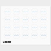 Sticker Rond Mangez Sleep Swim (Feuille)