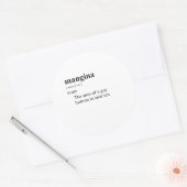 STICKER ROND MANGINA (Enveloppe)