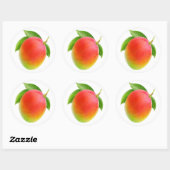 Sticker Rond Mango (Feuille)