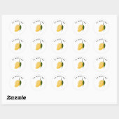 Sticker Rond Mango (Feuille)
