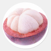 Sticker Rond Mangosteen mi (Devant)
