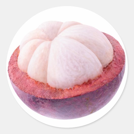 Sticker Rond Mangosteen mi (Devant)