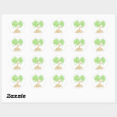 Sticker Rond Mangrove (Feuille)
