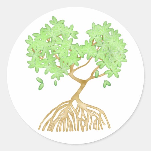 Sticker Rond Mangrove (Devant)