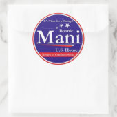 Sticker Rond Mani pour le Congrès (Sac)