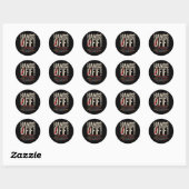 Sticker Rond Manifestation - Actions Sans Précédent (Feuille)