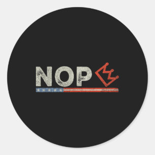 Sticker Rond Manifestation patriotique pro-démocratie 14 juin N