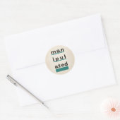 Sticker Rond manipulATED (Enveloppe)