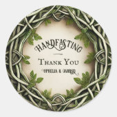 STICKER ROND MANIPULER DES BÂTIMENTS POUR FAVORS ENVELOPES CORD (Devant)