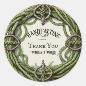 STICKER ROND MANIPULER DES BÂTIMENTS POUR FAVORS ENVELOPES CORD (Devant)