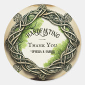 STICKER ROND MANIPULER DES BÂTIMENTS POUR FAVORS ENVELOPES CORD (Devant)