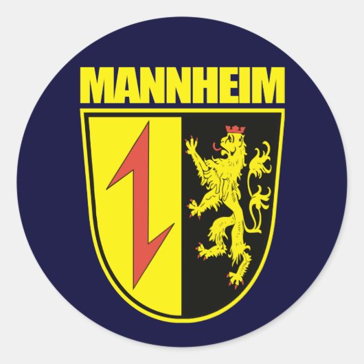 Sticker Rond Mannheim (Devant)