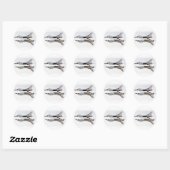 Sticker Rond Manoeuvre Thunderbirds - Miroir (Feuille)