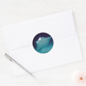 Sticker Rond Manta (Enveloppe)