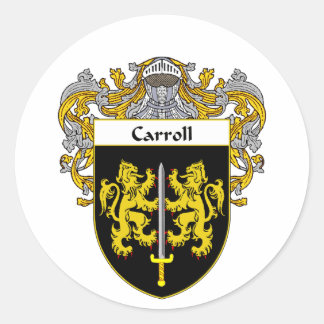 Sticker Rond Manteau de Carroll des bras (enveloppés)