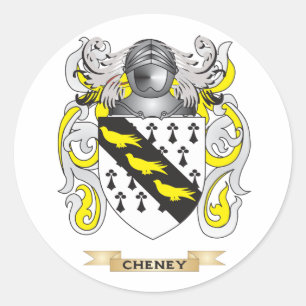 Sticker Rond Manteau de Cheney des bras