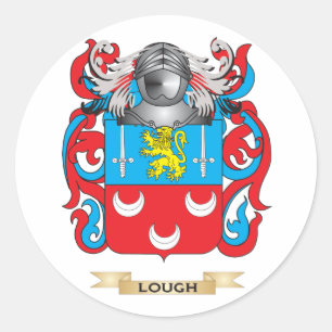 Sticker Rond Manteau de lac des bras (crête de famille)
