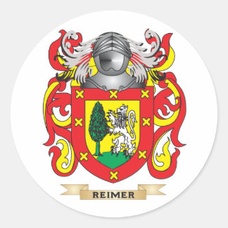 Sticker Rond Manteau de Reimer des bras (crête de famille)