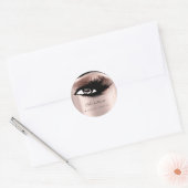 Sticker Rond Maquillage Artiste Parties scintillant Eyelashes B (Enveloppe)