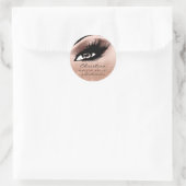 Sticker Rond Maquillage Artiste Parties scintillant Eyelashes R (Sac)