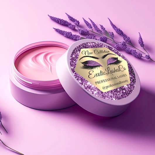 Sticker Rond Maquillage de conditionnement de déchets Artiste G