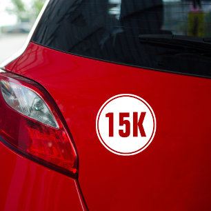 Sticker Rond Marathon 15K