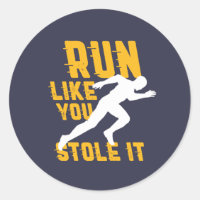 Marathon amusant à l'exercice de Jogging