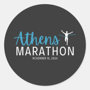 Sticker Rond Marathon d'Athènes 2024