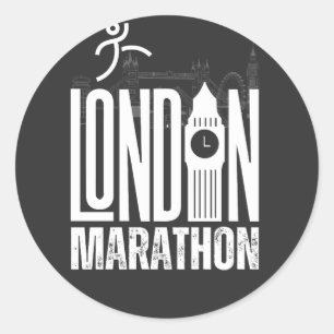 Sticker Rond Marathon de Londres