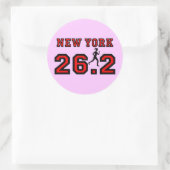 Sticker Rond Marathon de New York (Sac)