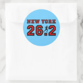 Sticker Rond Marathon de New York (Sac)