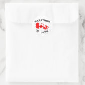 Sticker Rond Marathon d'espoir Terry fox Marathon du Canada (Sac)